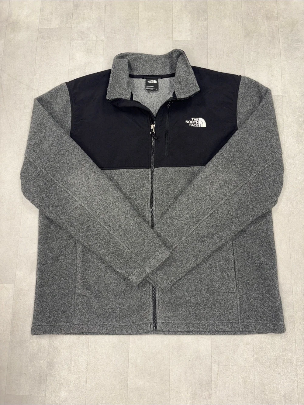 The North Face Gray Full Zip Fleece Jacket